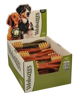 Whimzees Tandenborstel Star Bulk 18,8 CM XL 18 ST