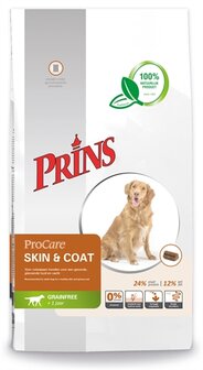 Prins Procare Graanvrij Skin &amp; Coat 12 KG