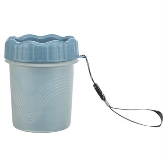 Trixie Pootreiniger Voor De Hond Silicone / Pp Blauw SMALL 11 CM