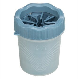 Trixie Pootreiniger Voor De Hond Silicone / Pp Blauw SMALL 11 CM