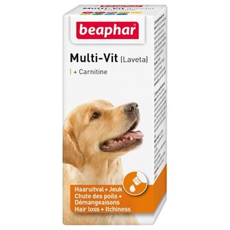 Beaphar Multi-Vit Laveta + Carnitine Hond 20 ML