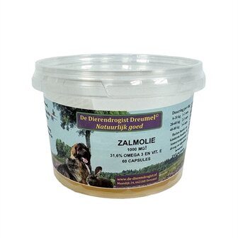 Dierendrogist Zalmolie Capsules 60 STUKS