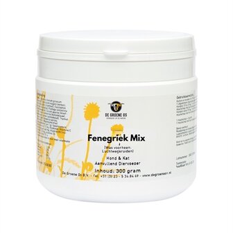 De Groene Os Fenegriek Mix Hond / Kat 300 GR