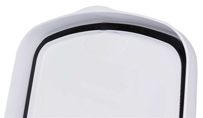 Trixie Voerton Luchtdicht Afsluitbaar Kunststof Transparant Wit / Wit 40 LTR 26,5X44,5X61,5 CM