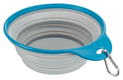 Trixie Voerbak / Drinkbak Reis Stevige Rand Siliconen Assorti 1 LTR 18 CM