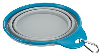 Trixie Voerbak / Drinkbak Reis Stevige Rand Siliconen Assorti 1 LTR 18 CM