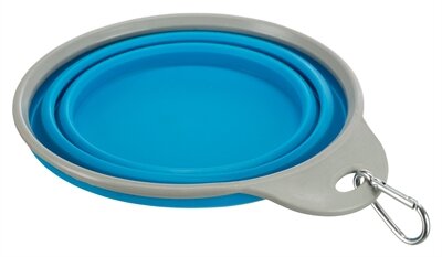 Trixie Voerbak / Drinkbak Reis Stevige Rand Siliconen Assorti 1 LTR 18 CM