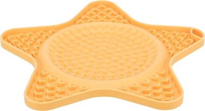 Trixie Lick&#039;n&#039;snack Mat Ster Siliconen Geel 23,5 CM