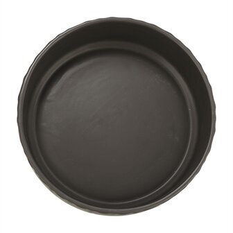 Trixie Voerbak / Drinkbak Wave Keramiek Grijs 13 CM 400 ML