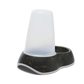 Savic Drinkbak Loop Marble Zwart / Goud 26X17,5X23 CM 1,5 LTR