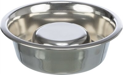Trixie Voerbak Hond Slow Feeding Rvs 21 CM