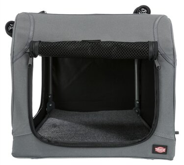 Trixie Soft Kennel Easy Reisbench Grijs 71X51X49 CM