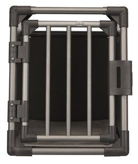 Trixie Vervoersbox Aluminium Grafiet M&ndash;L: 86X61X65 CM