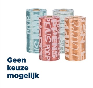 Trixie Poepzakjes Medium Assorti 8X20 STUKS