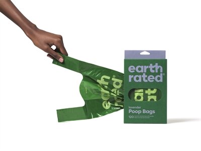 Earth Rated Poepzakjes Met Handvaten Lavendel Gerecycled 120 ST