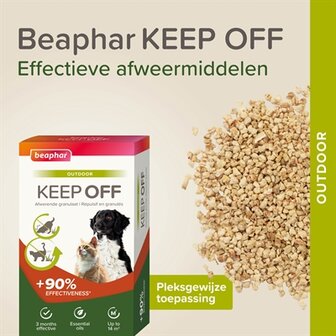 Beaphar Keep Off Granulate Kat / Hond 2X200 GR