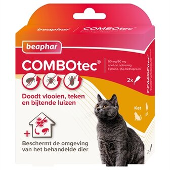 Beaphar Combotec Kat &gt;1 KG 2 ST