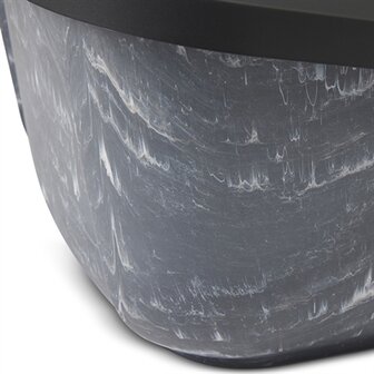Savic Kattenbak Aseo Jumbo Marble Grijs / Zwart 67,5X48,5X29 CM