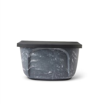 Savic Kattenbak Aseo Jumbo Marble Grijs / Zwart 67,5X48,5X29 CM