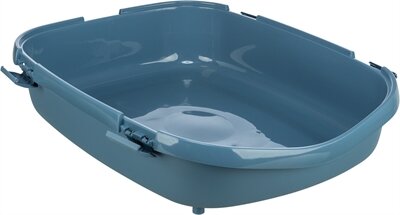 Trixie Kattenbak Primo Met Rand Blauw / Wit XXL 71X56X25 CM