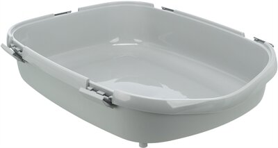 Trixie Kattenbak Primo Xxl Top Met Kap Grijs / Wit 71X56X47 CM
