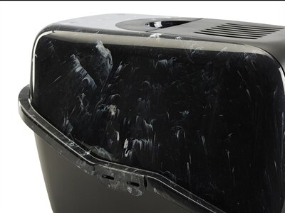 Savic Kattenbak Nestor Marble Zwart / Wit 56X39X38,5 CM