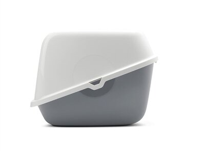 Savic Kattenbak Nestor Giant Wit / Lichtgrijs 75,5X56X55,5 CM