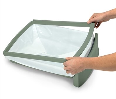 Imac Kattenbak Zuma 2Nd Life Met Schuiflade Groen 56X40X42,5 CM