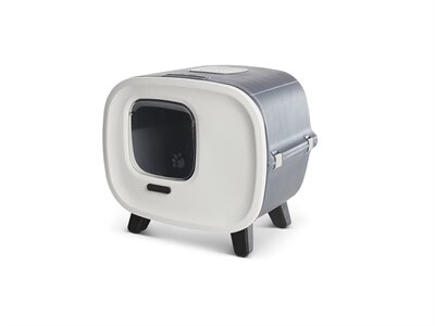 Savic Kattenbak Mira Deluxe Antraciet / Wit 55,5X44X49,5 CM