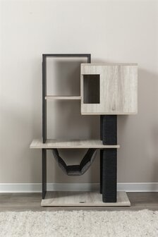 Trixie Citystyle Krabpaal Grijs / Zwart 98 CM