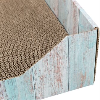 Trixie Krabmand Karton Catnip Turquoise 45X33X12 CM