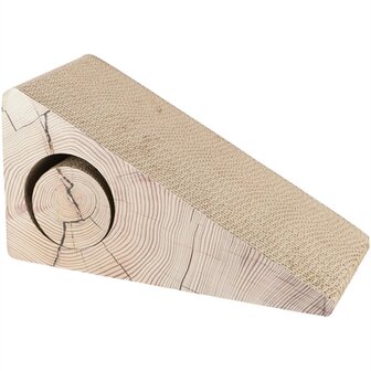 Trixie Krabhelling 2-Delig Karton Catnip Bruin 44X23X21 CM