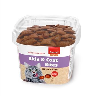 Sanal Cat Skin &amp; Coat Bites Cup 75 GR