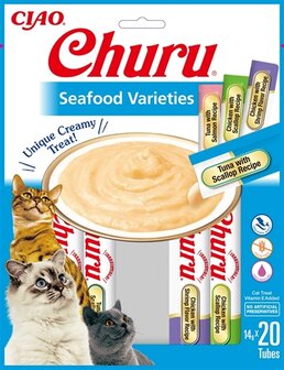 Inaba Churu Multipack Seafood 20X14 GR