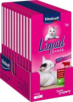 Vitakraft Cat Liquid Snack Rund &amp; Inuline 11X6 ST