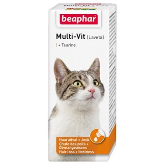 Beaphar Multi-Vit Laveta Kat Met Taurine 50 ML