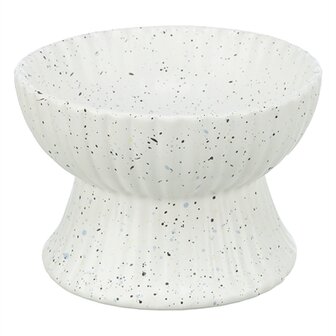 Trixie Voerbak / Drinkbak Kat Verhoogd Keramiek Wit 200 ML 13 CM