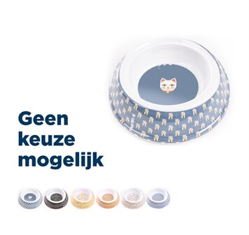 Martin Voerbak / Drinkbak Kat Melamine Japan Assorti 150 ML