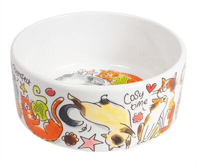 Blond Amsterdam Voerbak Cat Love 15,5X15,5X7 CM