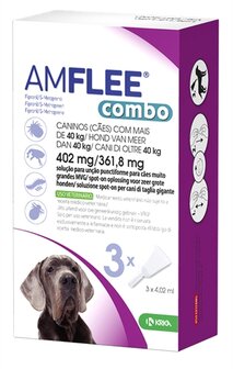 Krka Amflee Combo Spot On Hond &gt;40 KG 402 MG 3 PIP