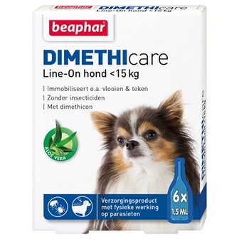 Beaphar Dimethicare Line-On Hond Tegen Vlooien En Teken 