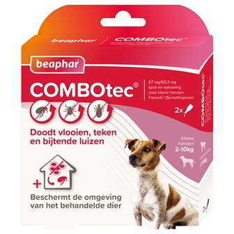 Beaphar Combotec Hond 2-10 KG 2 ST