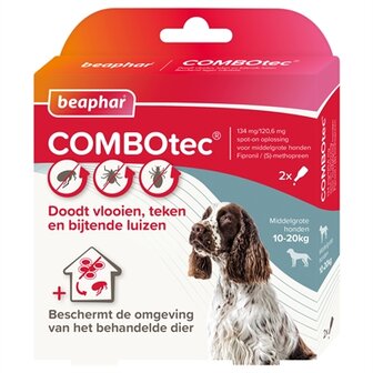 Beaphar Combotec Hond 10-20 KG 2 ST