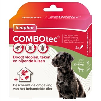 Beaphar Combotec Hond 20-40 KG 2 ST