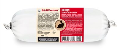 Barfmenu Konijn Hondenvoer 1000 GR