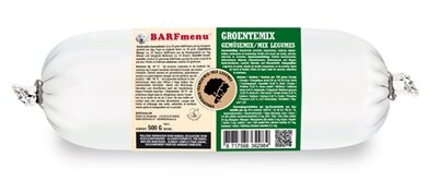 Barfmenu Groentemix Hondenvoer 500 GR