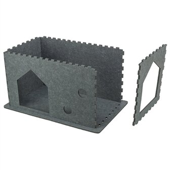 Trixie Kattenmand Huis Lene Vilt Grijs 54X30X35 CM
