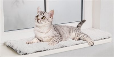 Trixie Ligmat Harvey Voor Vensterbank Wit-Zwart 90X28X1,5 CM