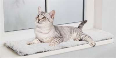 Trixie Ligmat Harvey Voor Vensterbank Wit-Zwart 90X28X1,5 CM