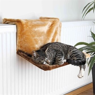 Trixie Radiator-Hangmat Pluche Wolwit 45X31X24 CM